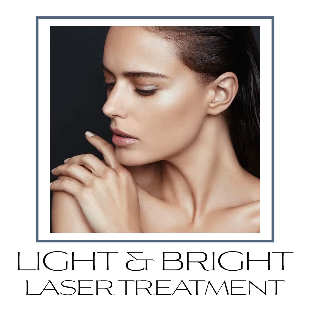 light and bright laser treatment